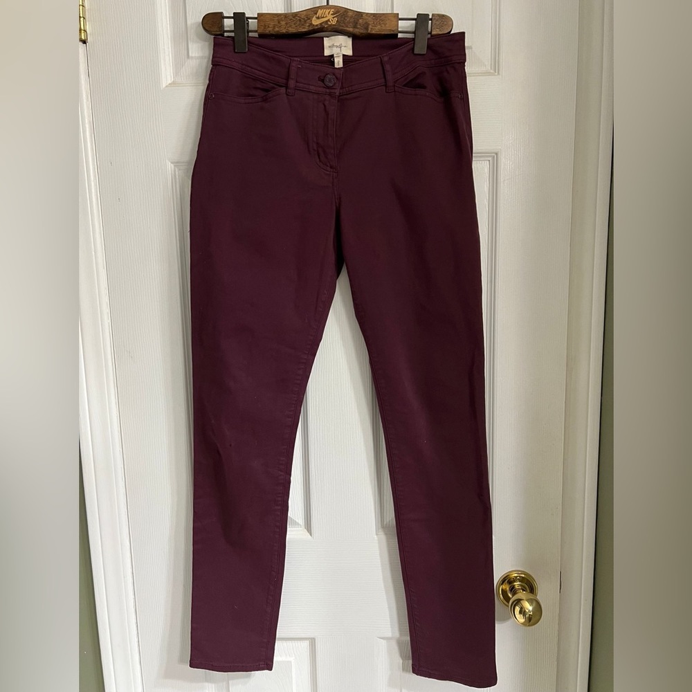 WILFRED FREE Aritzia Burgundy Jeans Sz 6